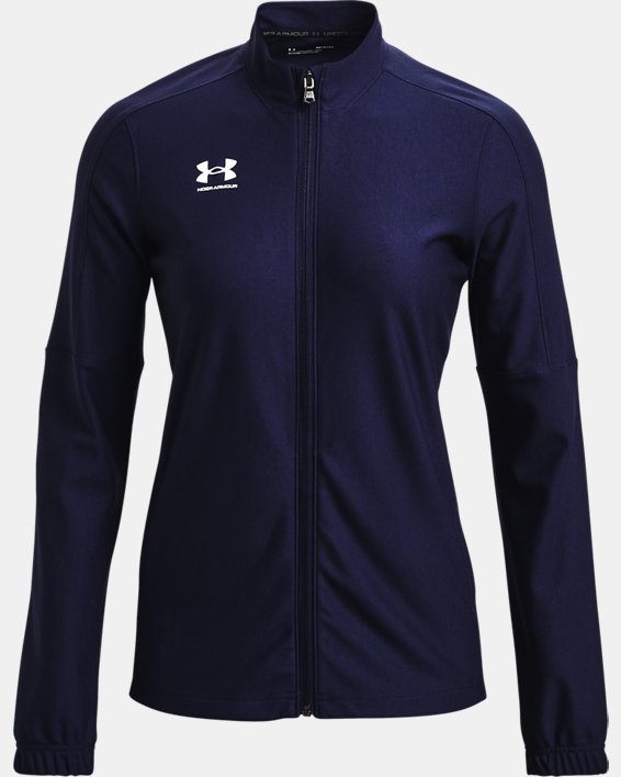 Women's UA Challenger Track Jacket, Blue, pdpMainDesktop image number 4